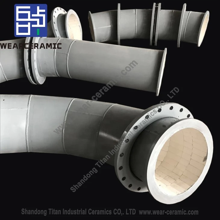 Alumina Ceramic Lined Steel Pipe Tube