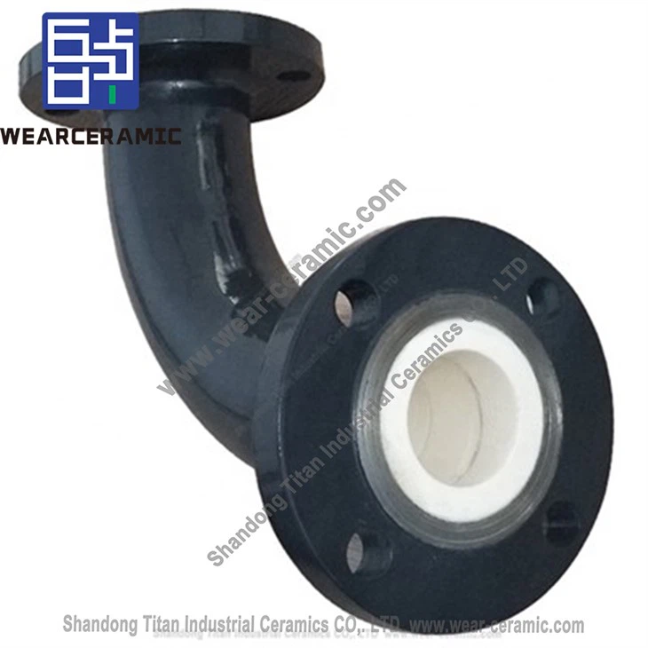 Ceramic-lined Pipe Elbows