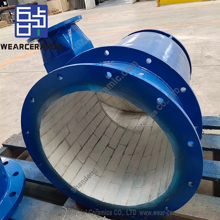 Abrasion-Resistant Alumina Ceramic Lined Pipe