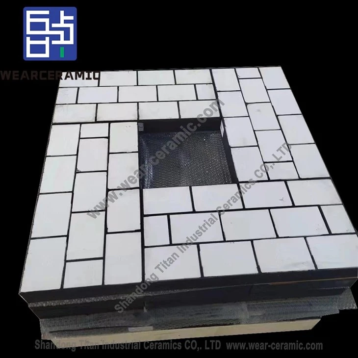 Impact Resistant Ceramic Wear Plate For Cement